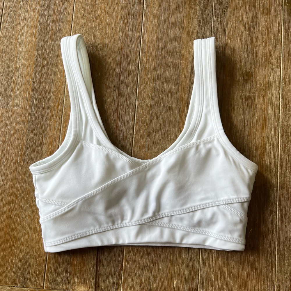 Varley white bra